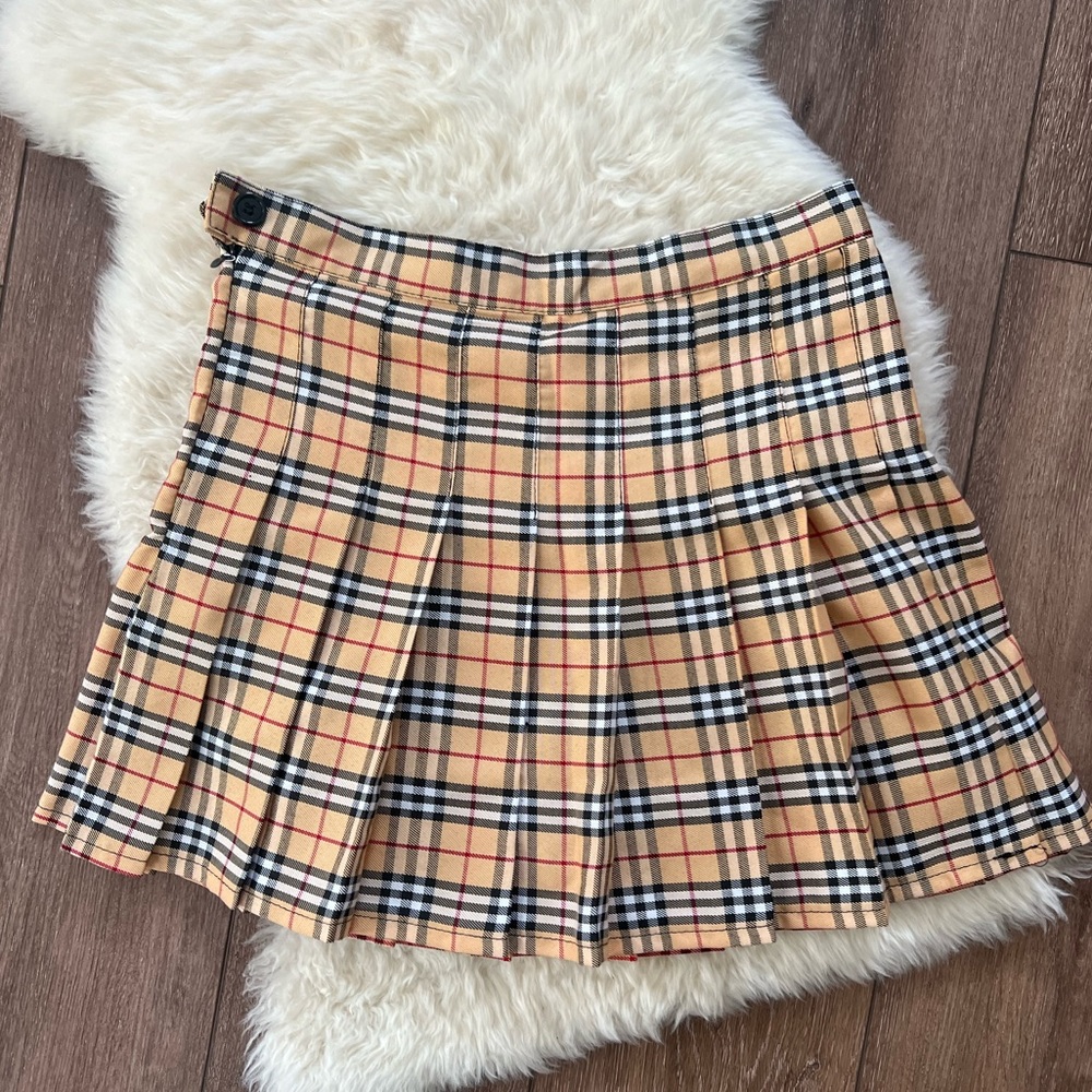 Plaid Mini Skirt